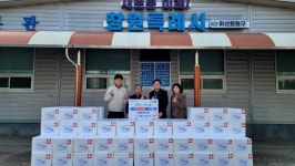 신성ST(주), 마산회원구에 사랑의 김장김치 기탁