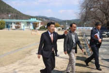 이상근 고성군수, 대흥초등학교 찾아 교육 현안 청취