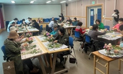 진해보건소, 치매 환자와 가족 위한 원예 치유 힐링 프로그램 운영