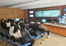 경상국립대 학생들 함양 공공하수처리장 견학