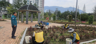 성산구, 봄맞이 장미공원 현장점검
