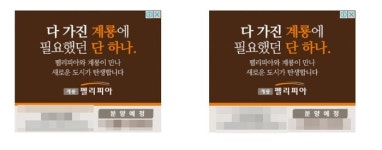 창조개발-세움종합건설, 계룡 펠리피아 분양예정광고 진행...계룡시 분양광고, 아직