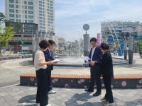 마산합포구, 공원녹지 내 분수시설 안전점검 나서