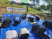 고성군, 영남 최대 규모 고성 송학동 고분군 14호분 정밀 발굴조사 고유제