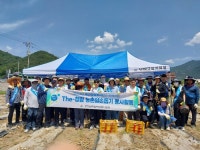 남해교육지원청, 학교청렴봉사단과 함께 마늘농가 일손 돕기 구슬땀