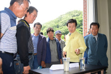 조규일 진주시장, 대곡 공공하수처리시설 증설사업 준공 전 현장점검