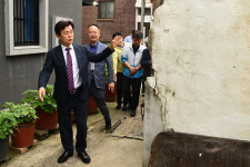 조규일 진주시장, 상봉지구 도시재생사업 공모 대상지 현장점검