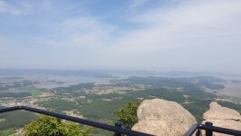 충남 서산시, 팔봉산 정상 안전데크 설치...가로림만 전경 한눈에 감상
