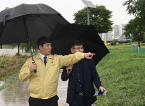 대전 중구의회 오은규 의장, 당선후 첫행보로 수해 현장 찾아 긴급 점검