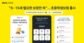 카카오페이손보, 무배당 초중학생보험 내놔