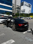 당진시청 인근 사거리서 5중 충돌사고...2명 부상