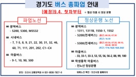 오산시, 경기도 시내버스 파업 대비 비상수송대책 가동