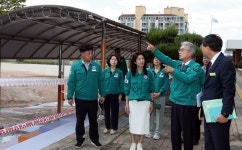 박종훈 경남교육감, 집중호우 피해 학교 찾아 복구 상황 점검