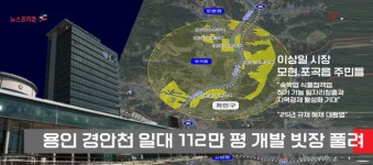 용인시 경안천 112.8만 평 25년 규제 풀렸다! , 새로운 도약 시작1