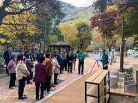 마산회원구, 광려 아이편한 공원 맨발 산책로 조성사업 완료
