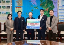 (주)백동로지스, 만세보령장학회에 장학금 1000만원 기탁