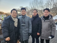 SM체육관 지도자들, 최찬웅 대한복싱협회장과 신년회
