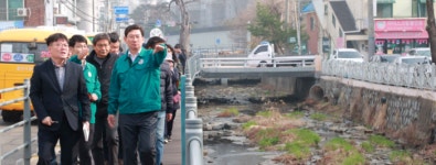 이상일 용인시장, 마북천 산책로 조성 추진 서둘러야..
