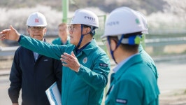 재해예방사업장 현장점검 나선 김윤철 합천군수