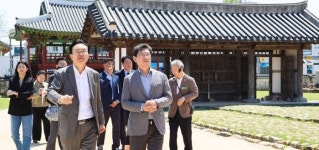 이상일 용인특례시장, 나주시 방문…농산물 협력 및 정원 조성 벤치마킹 논의