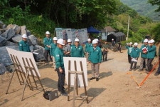 김기웅 서천군수, 산사태 복구현장 점검,안전하고 신속한 복구 최우선