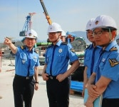 [포토] 김용진 해양경찰청장, 해양경찰정비창 공사 현장 방문