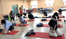 거창군보건소, 직원 대상 심폐소생술 교육