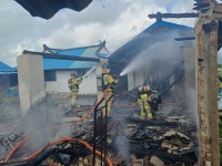 서산 고북면서 주택 부속창고 화재...1300만 원 피해