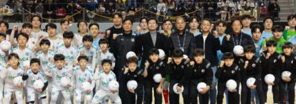 이상일 시장, 풋살대회·박물관 전시·프로리그 잇달아 참석…축구도시 용인 행보