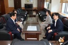 나동연 양산시장, 울산지방법원장∙울산지방검찰청 검사장과 환담