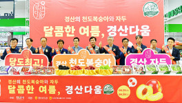 경산시, 농협하나로마트 양재점서 우수농산물 대도시 홍보·특판 행사 개최