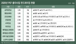 [Invest]“2020년 소진률 저조”…내년 투자확대 불가피한 대형 PEF들