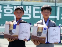 전국학생선수권 10세 12세부 복식 입상