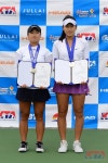 김다인희 16세부 단식, 복식 석권