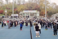 서울 장충장호테니스장에서 열린 중구테니스협회장기