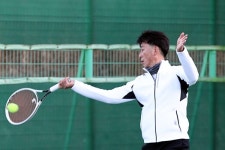 테니스코트에서 산삼을 캐는 사람들