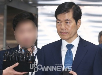 [업다운포토] 김태한 대표, '삼바 증거인멸 혐의' 질문에 묵묵부답