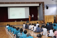 전주완산소방서, 곤지중학교 미래소방관 체험교실 운영