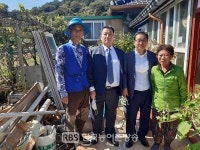 (유)더원종합건설, 여수시 남면 무의탁 독거노인 집수리 나눔