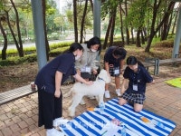 지역아동센터 아동 동물교감으로 치유