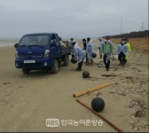 고창군 상하면 청년회, 구시포 해수욕장 환경정비 실시