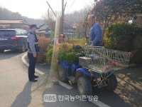 완주경찰서 이서파출소, 교통사고 예방을 위한 찾아가는 홍보활동 펼쳐