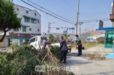 완주경찰서 이서파출소, 주민친화적인 봄맞이 환경정비 활동 펼쳐
