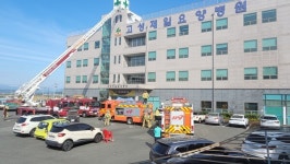 고성소방서-제일요양병원 합동소방훈련 실시