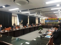 의령군의회, 합천 LNG발전소 건립 철회 성명서 전달