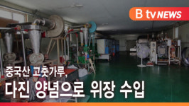 보아비다진식품 | [B tv 인천뉴스] 중국산 고춧가루, 다진 양념으로 위장 수입