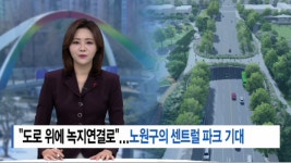 [Btv 서울뉴스] 도로 위에 녹지연결로…노원구의 센트럴 파크 기대