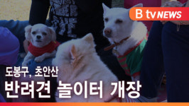 [B tv 서울뉴스] 도봉구, 초안산 반려견 놀이터 개장