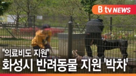[B tv 수원뉴스]의료비도 지원 화성시 반려동물 지원 박차