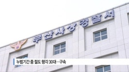 [B tv 부산뉴스] 누범기간 중 절도 행각 30대... 구속